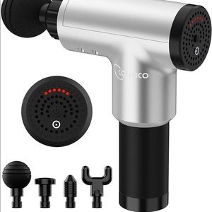 Massage gun cordless handheld. New in box. Box is damaged.